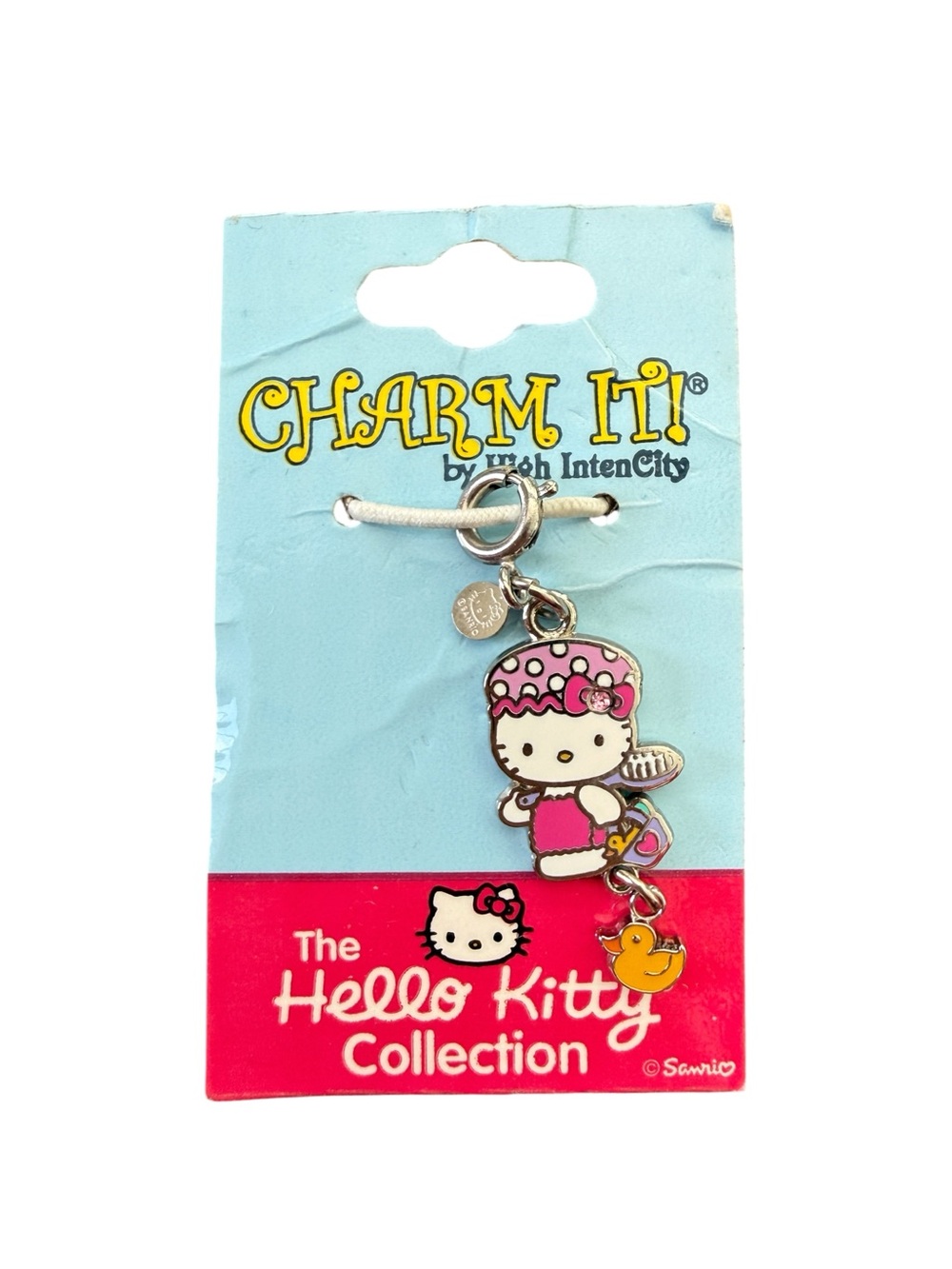 Charm It Hello Kitty Bathing Beauty Charm Sanrio Rhinestone NWT Rare